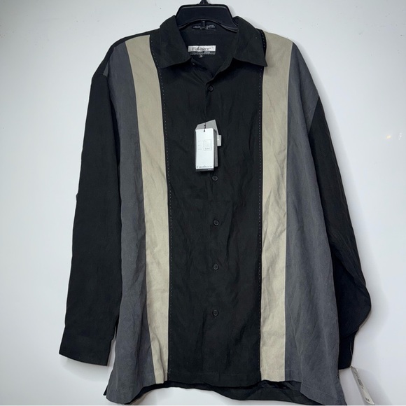 Colorblock Casual Button Down Shirt - Picture 3 of 15